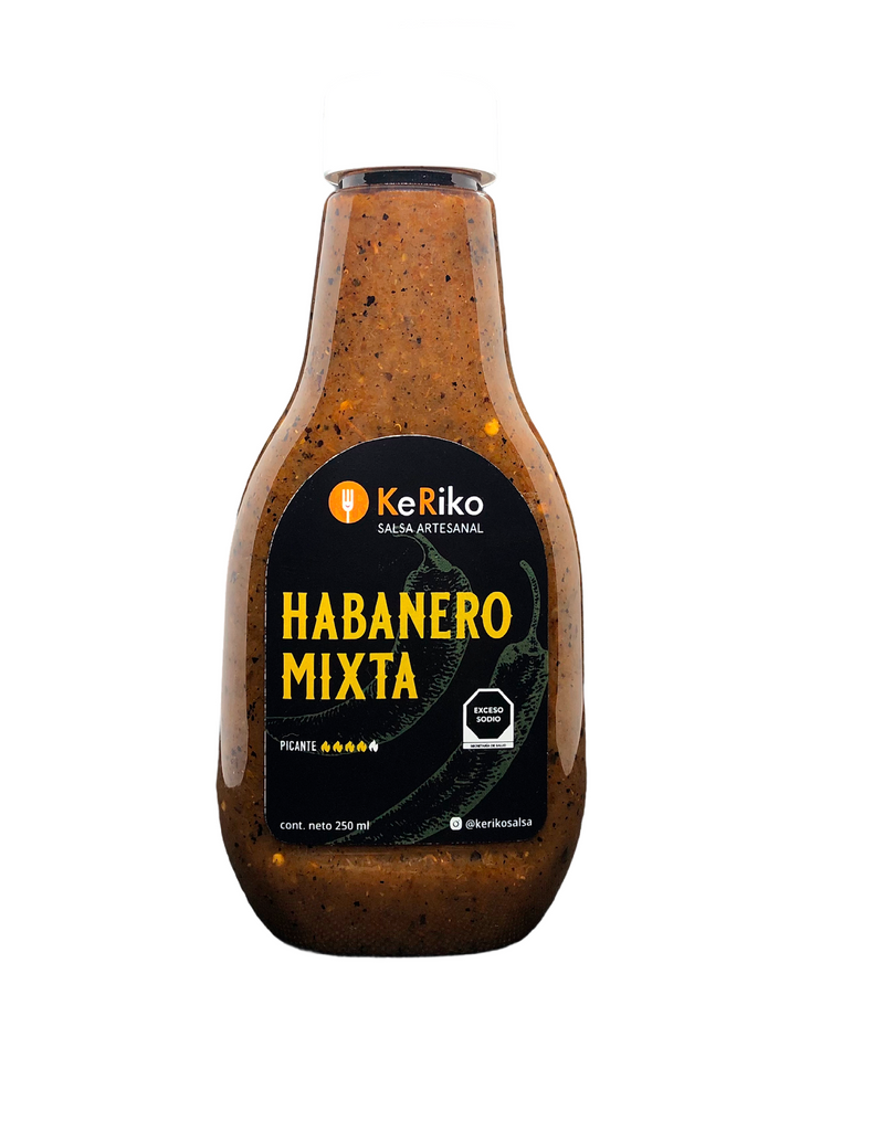 Salsa Habanero Mixta KERIKO 250 ml