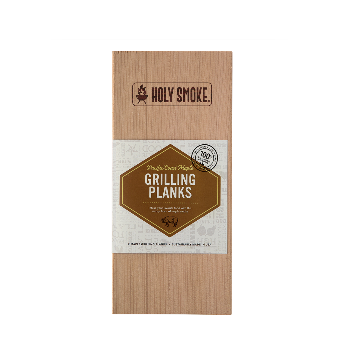 Maple Grilling Planks (2Oack) Wildwood Grilling