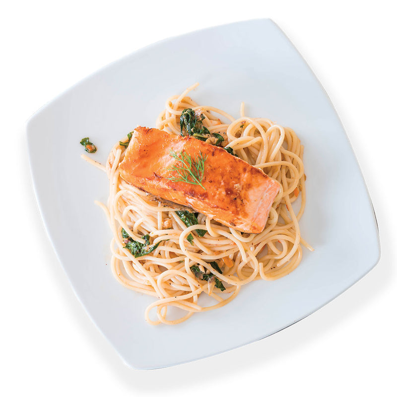 Salmón a la crema