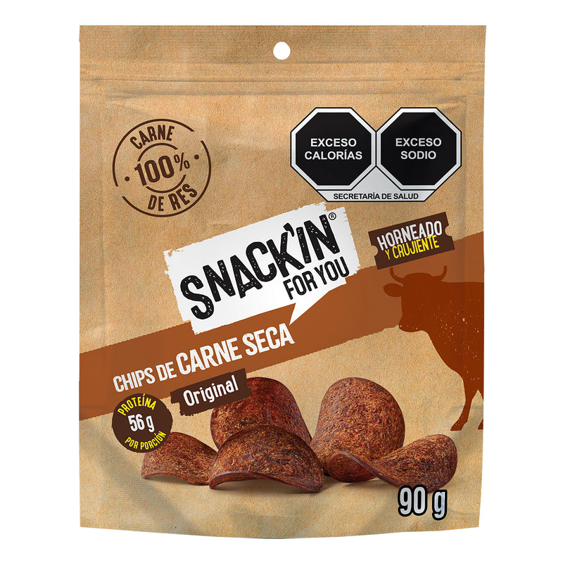 Chips de Res Natural SNACK'IN FOR YOU 90 g