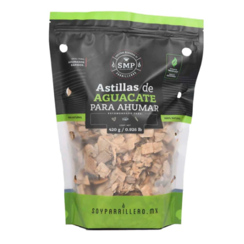 Astillas de aguacate para ahumar SMP