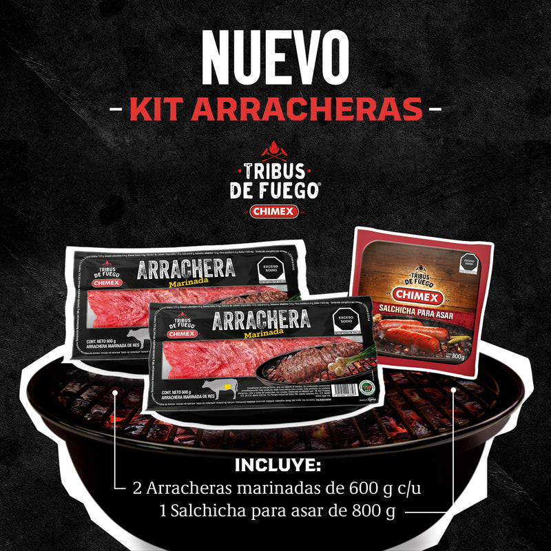 Kit Arracheras Tribus de Fuego