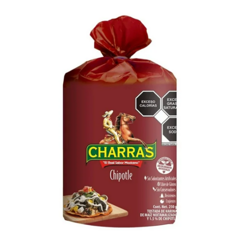 Tostadas Chipotle Charras 250 g