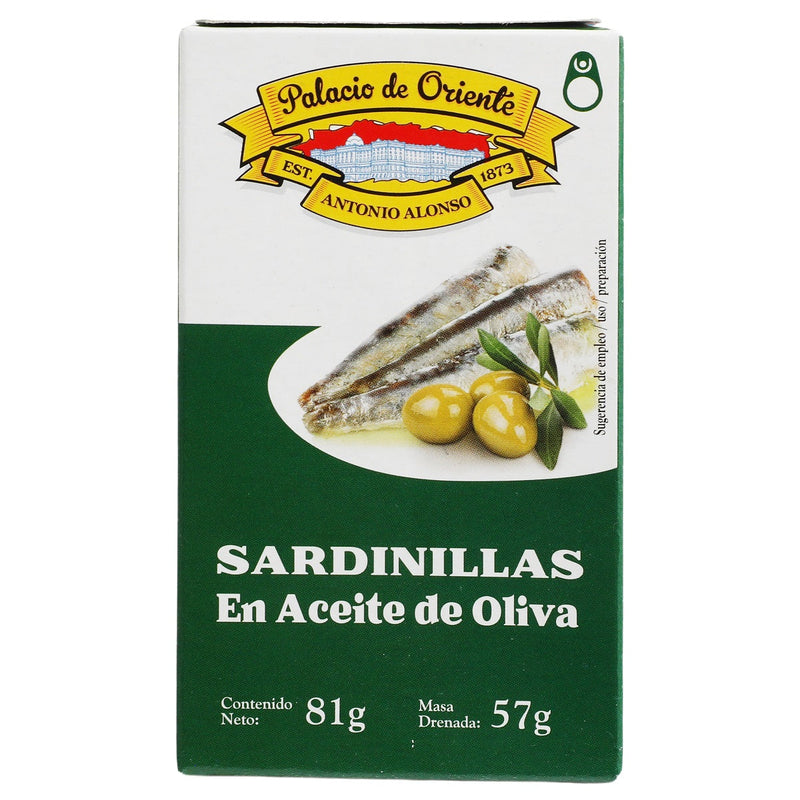Sardinilla en Aceite de Oliva Palacio de Oriente 81 g