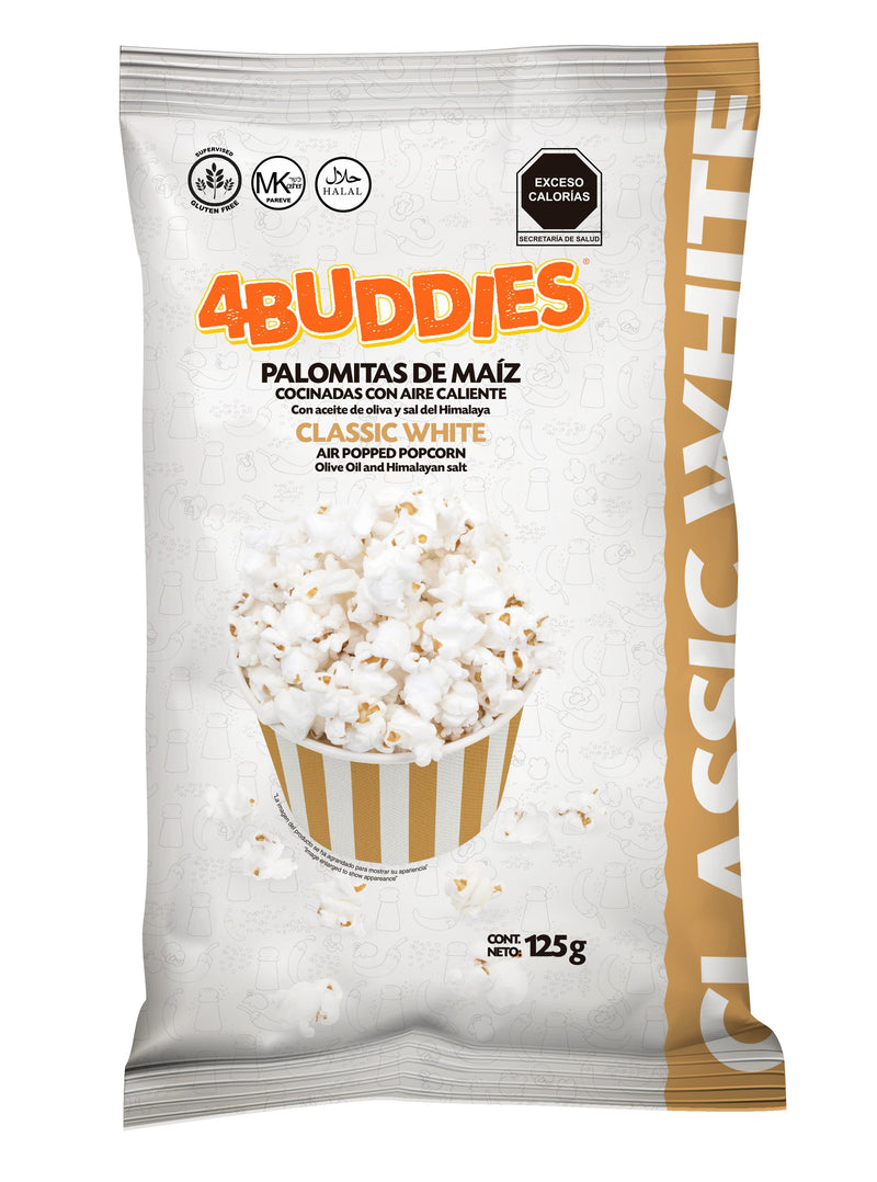 Palomitas de Maíz 4Buddies Classic White 125 g