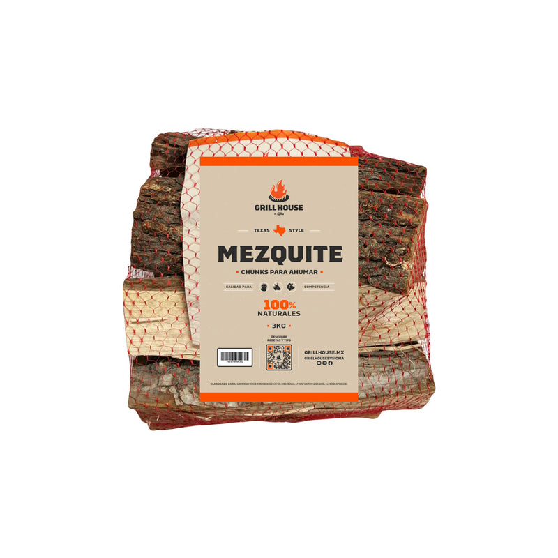 Leña de Mezquite Grill House 3 kg