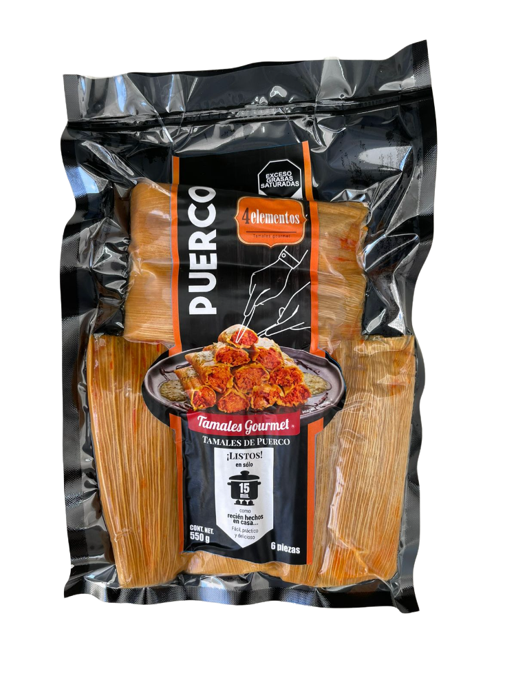 Tamal de Puerco 4 Elementos 550 g