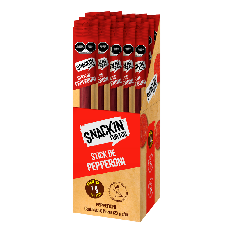 Stick de Pepperoni Individual SNACK'IN FOR YOU 28 g