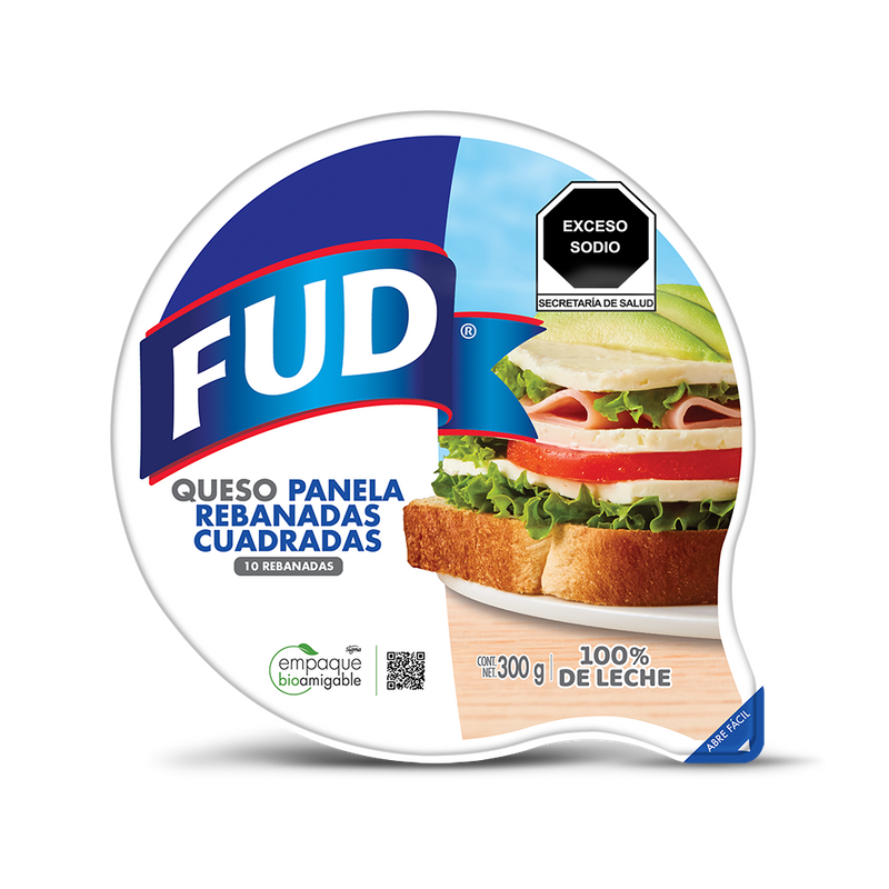 Rebanadas Queso Panela Fud 300 g