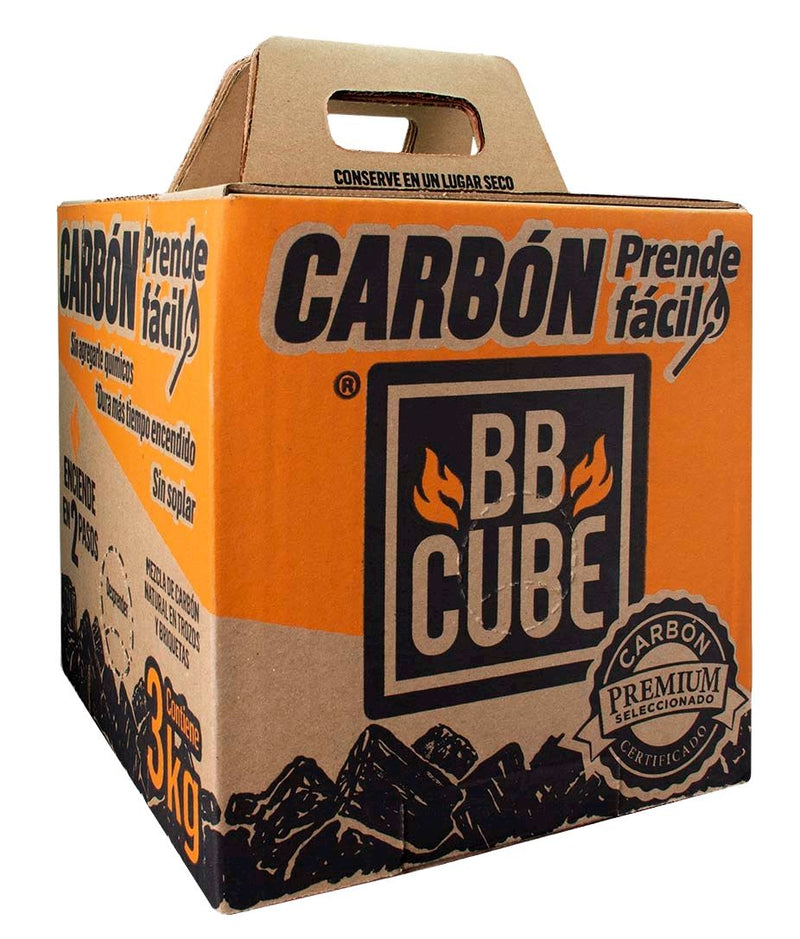 BB Cube Carbón Prende Fácil 3 kg