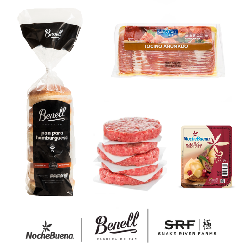 The Grill Burger Kit para 5 personas